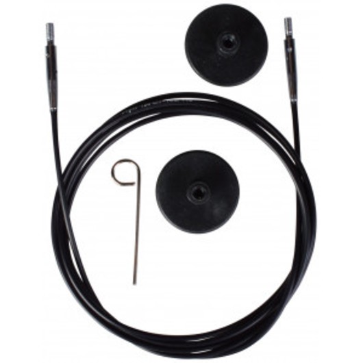 KnitPro Wire / Kabel till Ändstickor 126cm (Blir 150cm inkl. stickor)