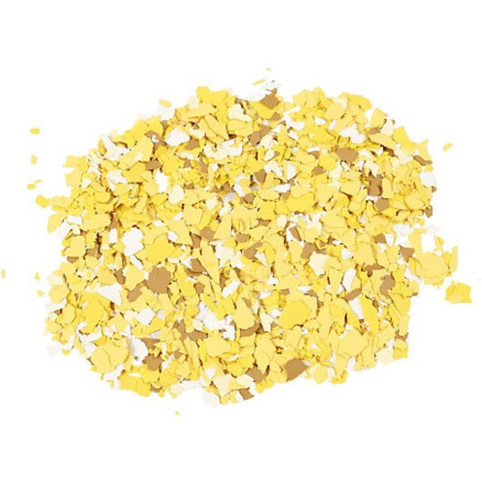 Terrazzo Flakes, gul, 90 g/ 1 burk