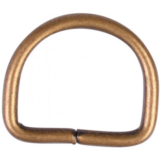 D-ring Antik Mässing 20mm - 1 st