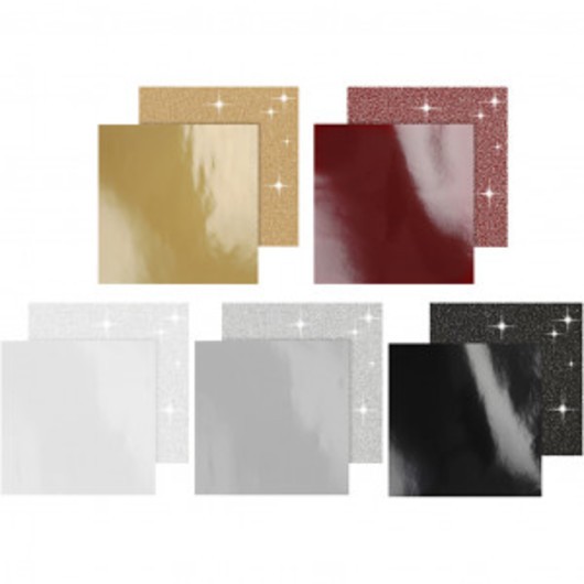 Designpapper, 120+128 g, 5x10 förp./ 1 förp.