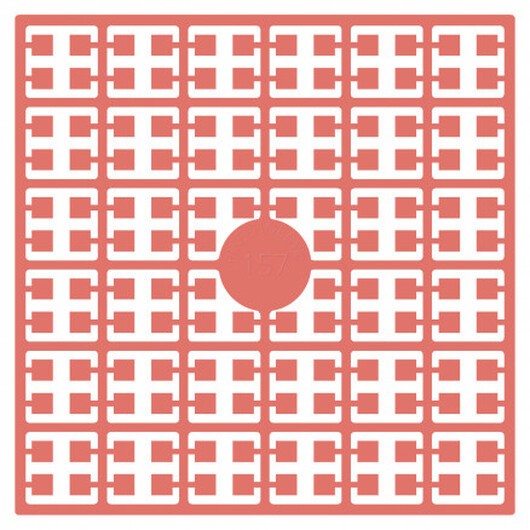 Pixelhobby Midi Pärlor 157 Korall Orange 2x2mm - 140 pixels