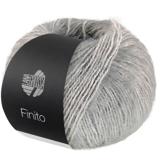 Lana Grossa Finito Garn 15 Ljus Grå