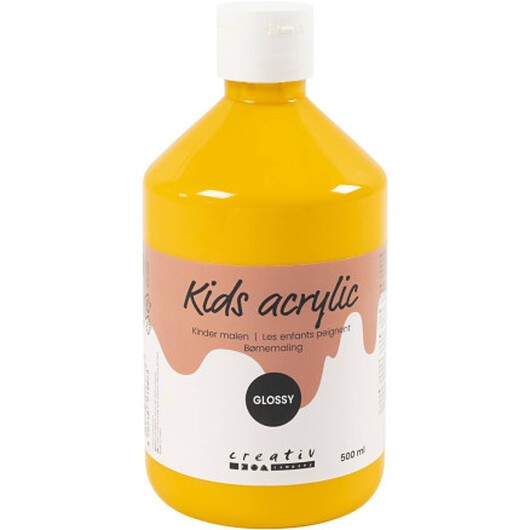 Akrylfärg Blank, gul, 500 ml/ 1 flaska