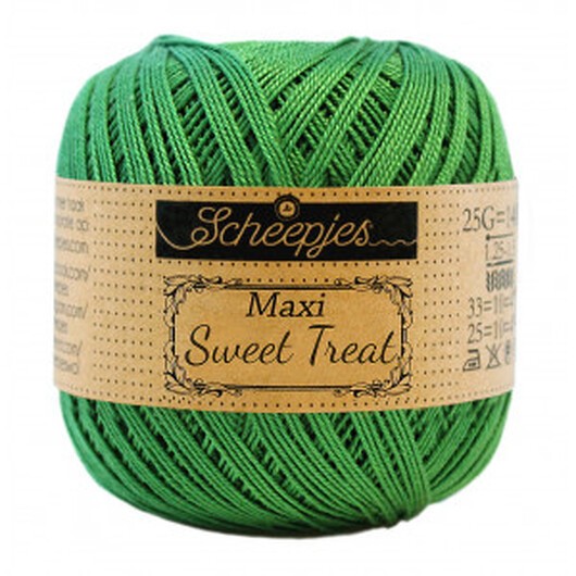 Scheepjes Maxi Sweet Treat Garn Unicolor 606 Grass Green