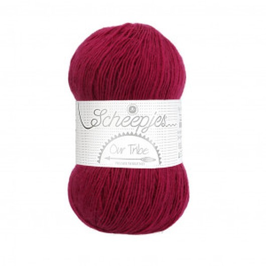 Scheepjes Our Tribe Garn Unicolor 877 Raspberry Radiance