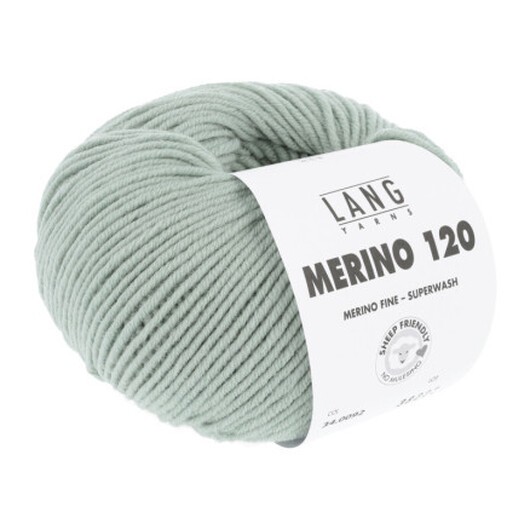 Lang Yarns Merino 120 Garn 92 Ljus Salvia