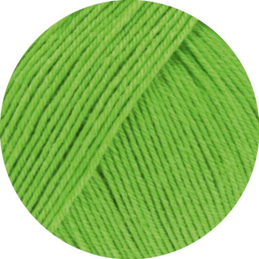 Lana Grossa Meilenweit 100 SETA Garn 42 Vårgrön