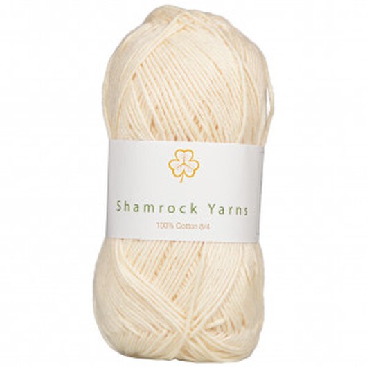 Shamrock Yarns 100% Bomull Garn 03 Natur