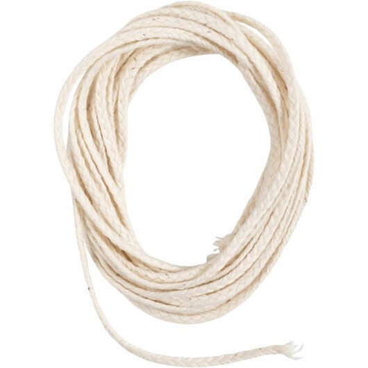 Veke, Lämpligt för ljus stöpta i dopp (dia. 30Â mm) och ljus stöpta i form (80 - 100Â mm) , B: 2 mm, 100 g, 3 m/ 1 förp.