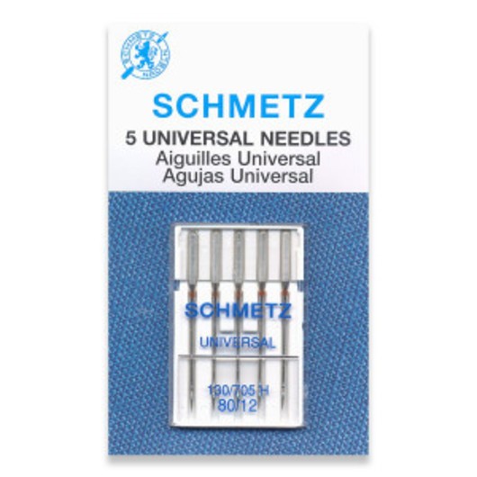 Schmetz Symaskinnålar Universal 130/705H Strl. 80 - 5 st.