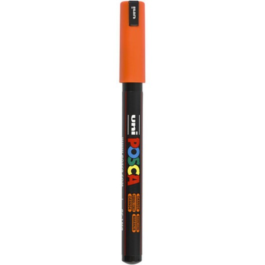 Posca Marker , nr. PC-1MR, spets 0,7 mm, extra fine, orange, 1 st.
