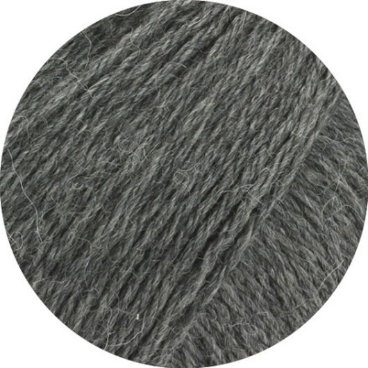 Lana Grossa Landlust Alpaca Merino Garn 160 408 Mörkgrå