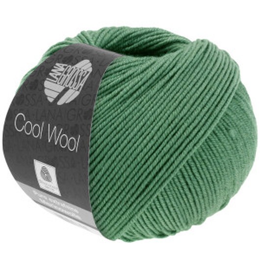 Lana Grossa Cool Wool Garn 2086 Mossgrön