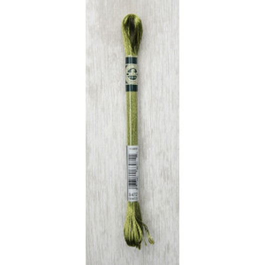 DMC Mouliné Satin Floss Broderigarn 472 Khaki