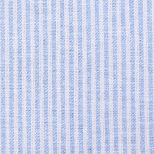 Lin/Bomull Jersey Randigt Tyg 150cm 069 Svart - 50cm