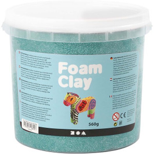 Foam ClayÂ® , mörkgrön, 560g/ 1 hink