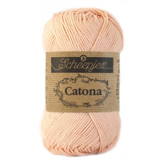 Scheepjes Catona Garn Unicolor 523 Peach