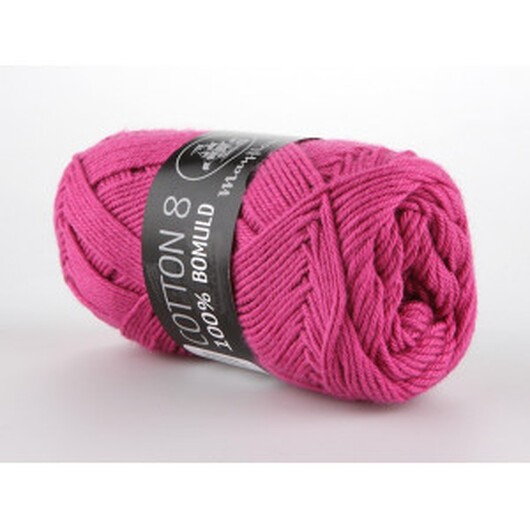 Mayflower Bomull 8/4 Garn Unicolor 1470 Cerise