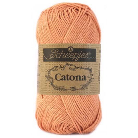 Scheepjes Catona Garn Unicolor 524 Apricot