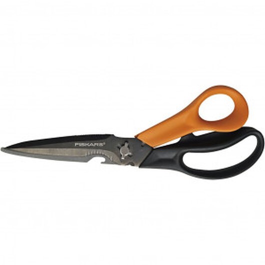 Fiskars Multifunktionssax Svart/Orange 23cm