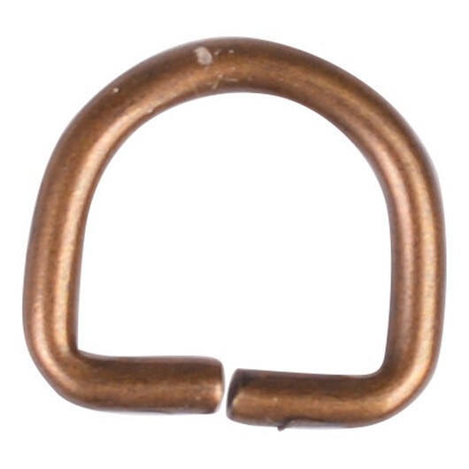 D-ring Antik Mässing 10mm - 1 st