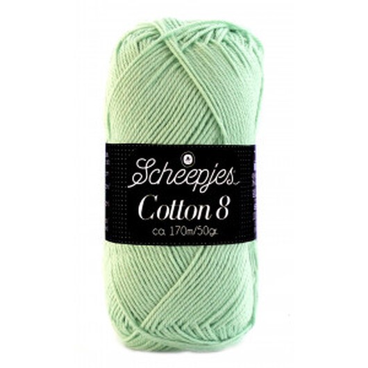 Scheepjes Cotton 8 Garn Unicolor 664 Mint