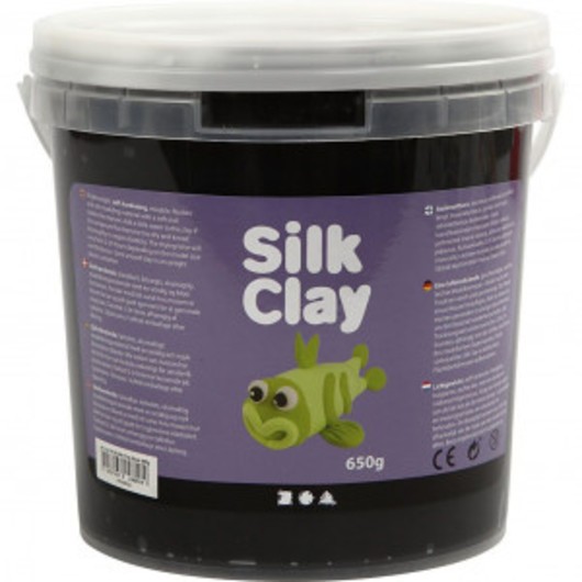 Silk ClayÂ®, svart, 650 g/ 1 hink