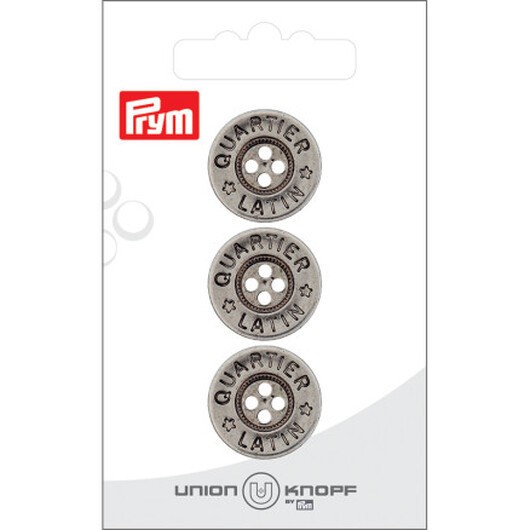 Prym Antik Knapp Silver 20mm - 3 st
