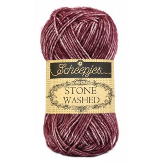 Scheepjes Stone Washed Garn Mix 810 Garnet