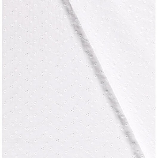 Broderi Anglaise 135cm 050 Vit - 50cm