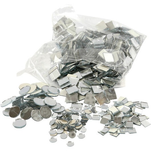 Spegelmosaik, Dia. 10-18 mm, tjocklek 2 mm, 1900 st./ 1 förp.