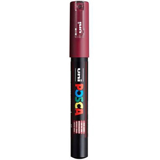 Posca Marker , nr. PC-1M, spets 0,7 mm, extra fine, red wine, 1 st.