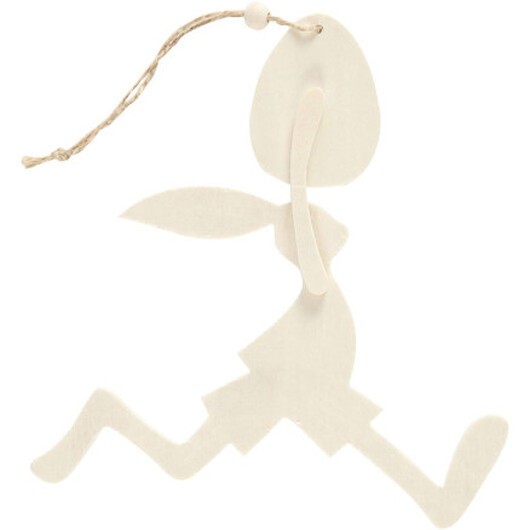 Kanin med ägg, H: 18 cm, B: 17 cm, 1 set