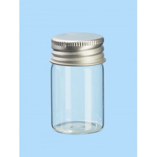 Mini Glasflaska/Burk med Lock 30x50mm - 3 st