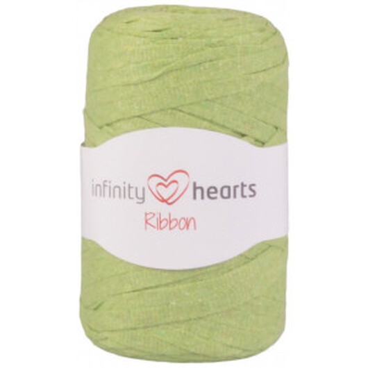 Â Infinity Hearts Ribbon Trikågarn 11 Pistagegrön