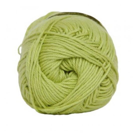 Hjertegarn Cotton nr. 8 Garn 7100 Limegrön