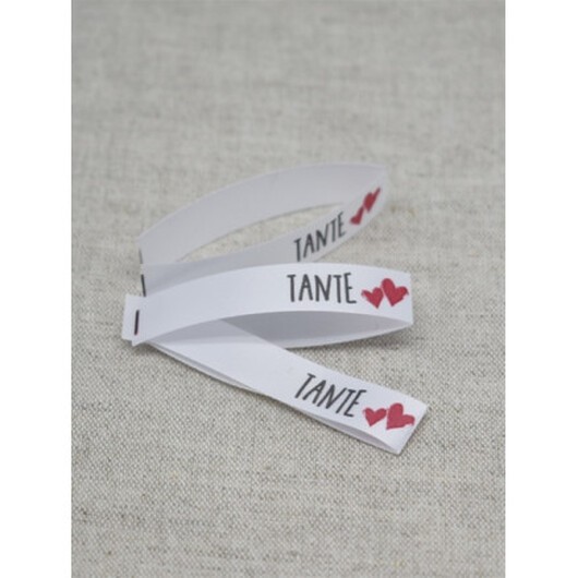 Etikett Tant Vit - 5 st.