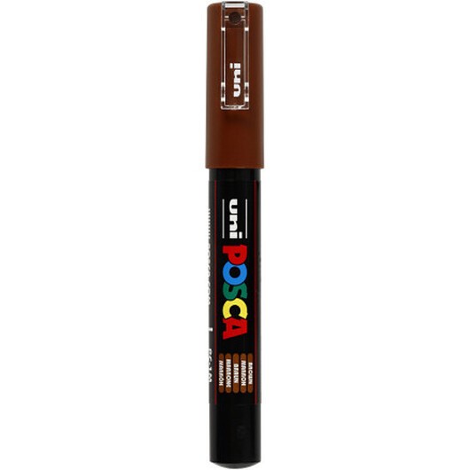 Posca Marker , nr. PC-1M, spets 0,7 mm, extra fine, brun, 1 st.