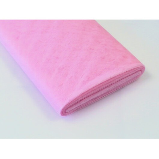 Tyll Tyg Nylon 24 Ljus Rosa 145cm - 50cm