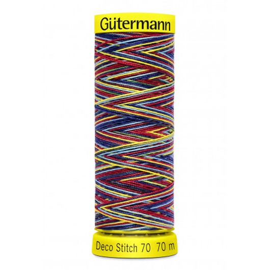 Gütermann Deco Stitch Multi 70 Multi sytråd Polyester 9831 - 70m