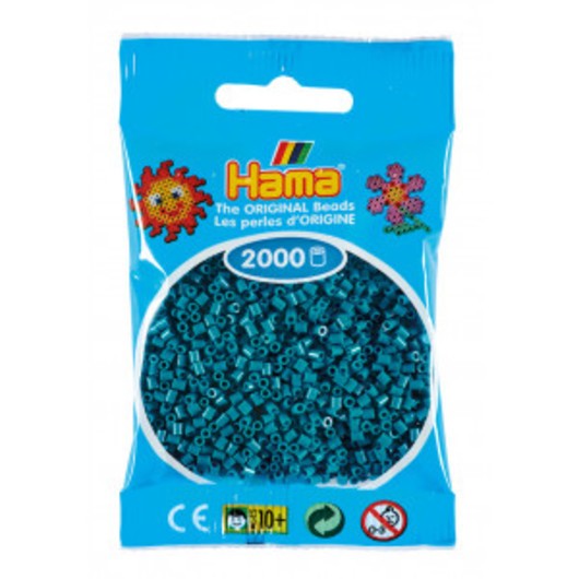 Hama Mini Pärlor 501-83 Petroleum - 2000 st