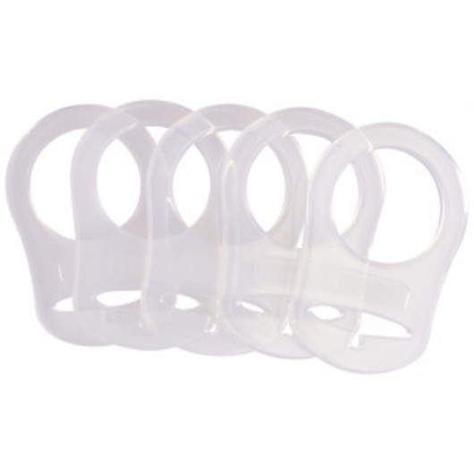 Infinity Hearts Napphållare Adapter Transparent 5x3cm - 5 st