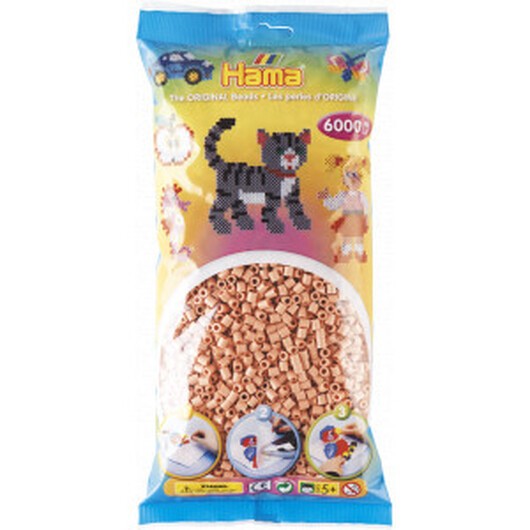 Hama Midi Pärlor 205-26 Matt Rosa - 6000 st.