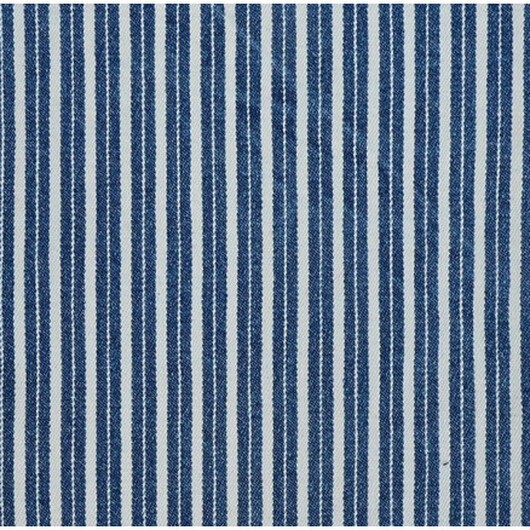 Denimtyg 145cm 007 Blå ränder - 50cm