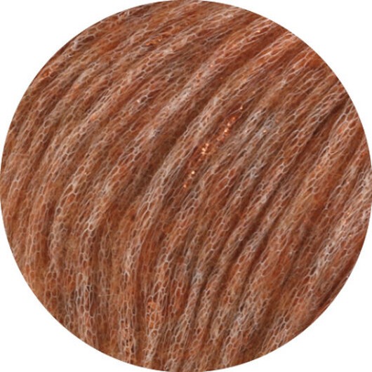 Lana Grossa Lucciola Garn 10 Koppar Röd