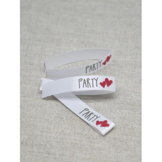 Label Party Vit -5 st.