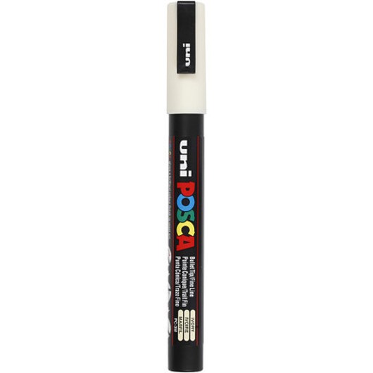 Posca Marker , nr. PC-3M, spets 0,9-1,3 mm, Fine, elfenben, 1 st.