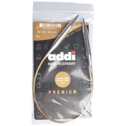 Addi Turbo Rundstickor Mässing 40cm 9,00mm / 15.7in US13