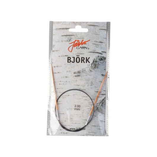 Järbo Björk Rundstickor Björk 40cm 2,00mm / 15.7in US0