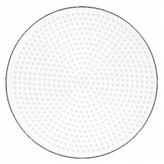 Hama Midi Pärlplatta Rund Stor Vit 15cm - 1 st.